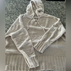 Aerie chenille hooded sweater